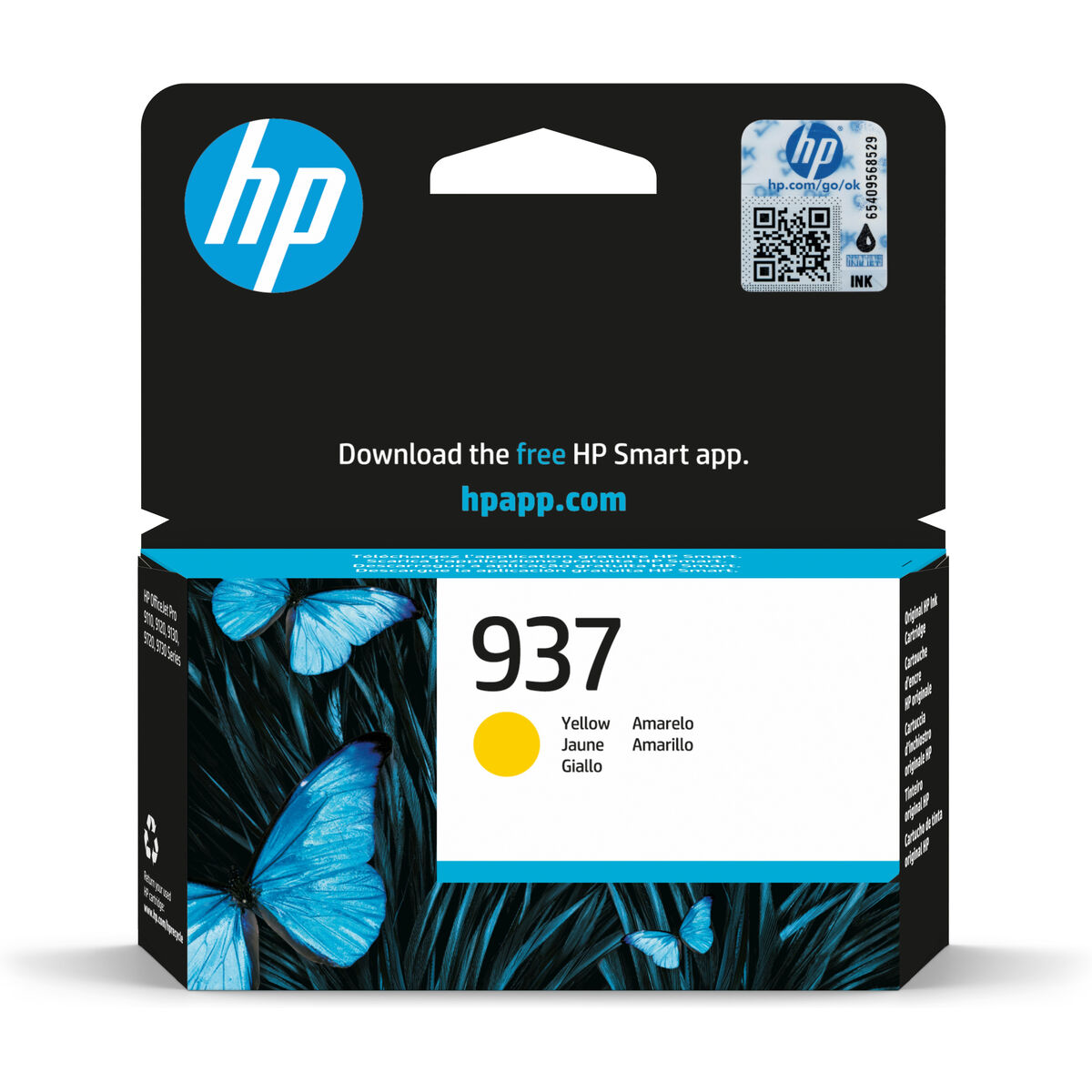 Cartucho de Tinta Original HP 4S6W4N Amarillo
